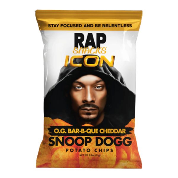 Rap Snacks Snoop Dogg OG Bar-B-Que Cheddar